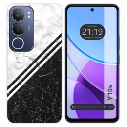 Funda Silicona para Vivo Y19s diseño Mármol 01 Dibujos