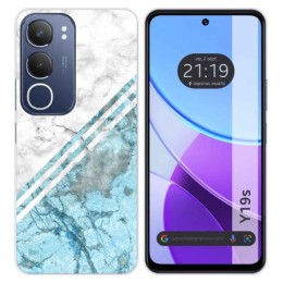 Funda Silicona para Vivo Y19s diseño Mármol 02 Dibujos