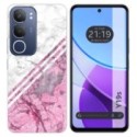 Funda Silicona para Vivo Y19s diseño Mármol 03 Dibujos