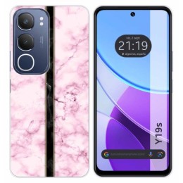 Funda Silicona para Vivo Y19s diseño Mármol 04 Dibujos