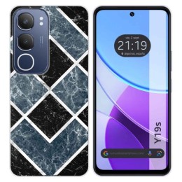 Funda Silicona para Vivo Y19s diseño Mármol 06 Dibujos