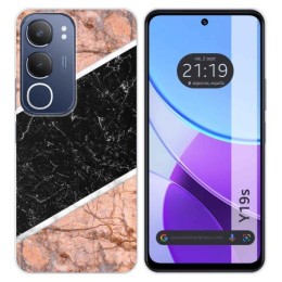 Funda Silicona para Vivo Y19s diseño Mármol 07 Dibujos