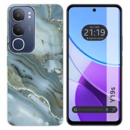 Funda Silicona para Vivo Y19s diseño Mármol 09 Dibujos