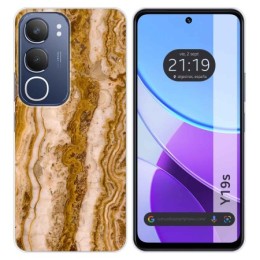 Funda Silicona para Vivo Y19s diseño Mármol 10 Dibujos