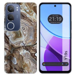 Funda Silicona para Vivo Y19s diseño Mármol 14 Dibujos