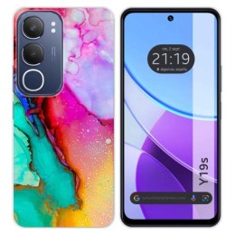Funda Silicona para Vivo Y19s diseño Mármol 15 Dibujos