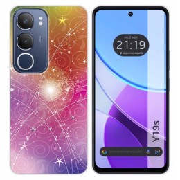 Funda Silicona para Vivo Y19s diseño Abstracto Dibujos