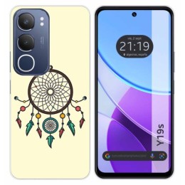 Funda Silicona para Vivo Y19s diseño Atrapasueños Dibujos