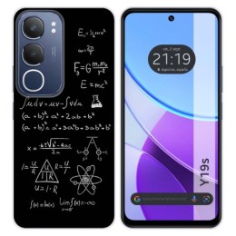 Funda Silicona para Vivo Y19s diseño Formulas Dibujos