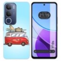 Funda Silicona para Vivo Y19s diseño Furgoneta Dibujos