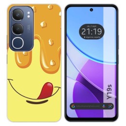 Funda Silicona para Vivo Y19s diseño Helado Vainilla Dibujos