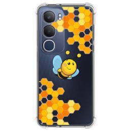 Funda Silicona Antigolpes para Vivo Y19s diseño Abeja Dibujos
