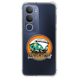 Funda Silicona Antigolpes para Vivo Y19s diseño Adventure Dibujos