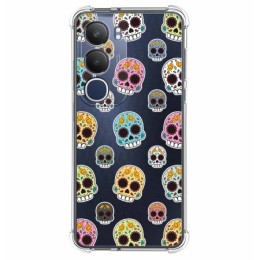 Funda Silicona Antigolpes para Vivo Y19s diseño Catrina Dibujos