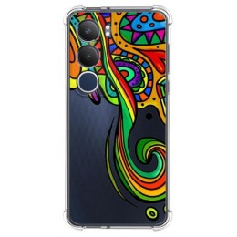 Funda Silicona Antigolpes para Vivo Y19s diseño Colores Dibujos