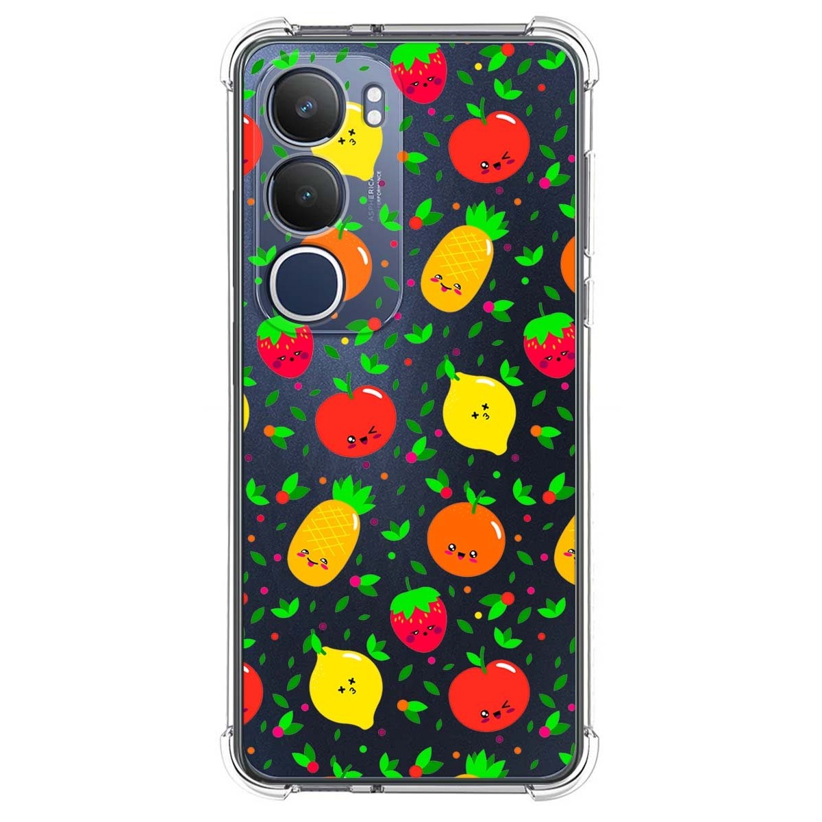 Funda Silicona Antigolpes para Vivo Y19s diseño Frutas 01 Dibujos