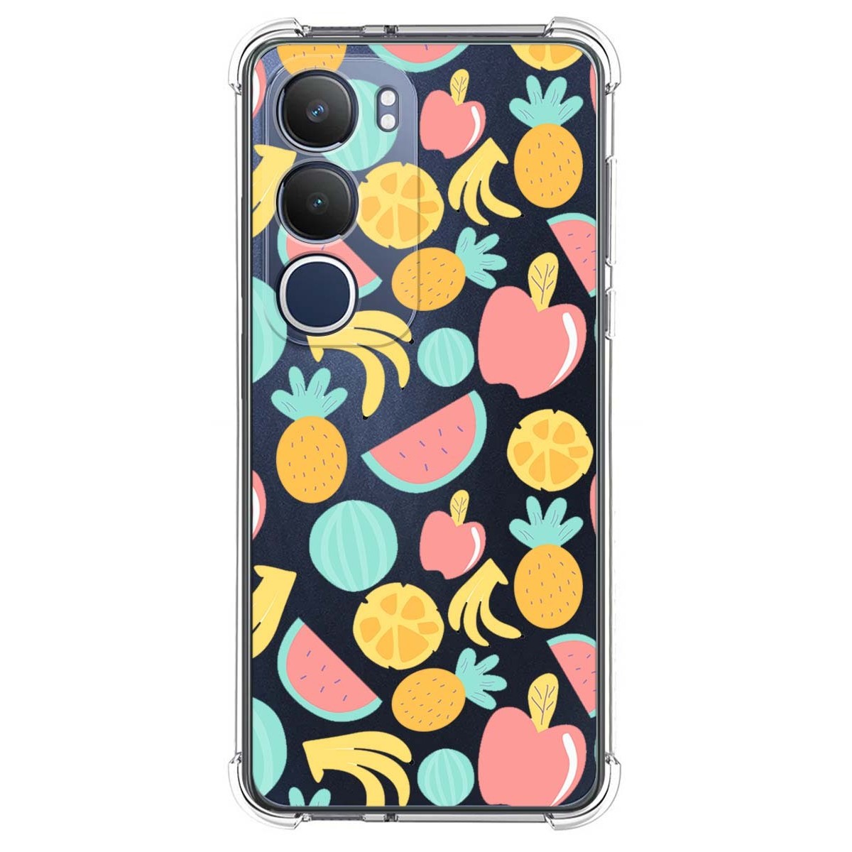 Funda Silicona Antigolpes para Vivo Y19s diseño Frutas 02 Dibujos