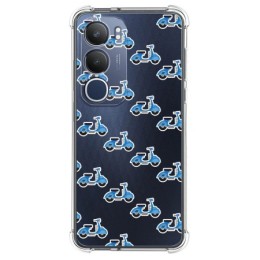 Funda Silicona Antigolpes para Vivo Y19s diseño Scooter Dibujos