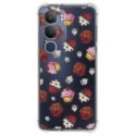 Funda Silicona Antigolpes para Vivo Y19s diseño Muffins Dibujos