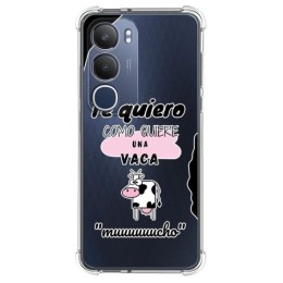 Funda Silicona Antigolpes para Vivo Y19s diseño Vaca Dibujos