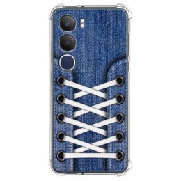 Funda Silicona Antigolpes para Vivo Y19s diseño Zapatillas 01 Dibujos