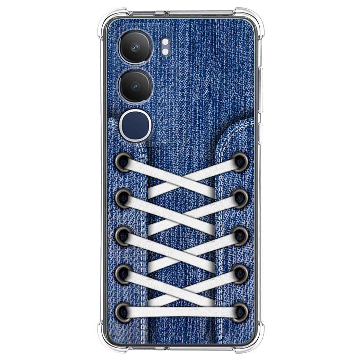 Funda Silicona Antigolpes para Vivo Y19s diseño Zapatillas 01 Dibujos