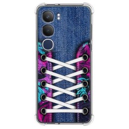 Funda Silicona Antigolpes para Vivo Y19s diseño Zapatillas 06 Dibujos