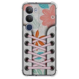 Funda Silicona Antigolpes para Vivo Y19s diseño Zapatillas 09 Dibujos