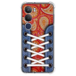 Funda Silicona Antigolpes para Vivo Y19s diseño Zapatillas 10 Dibujos