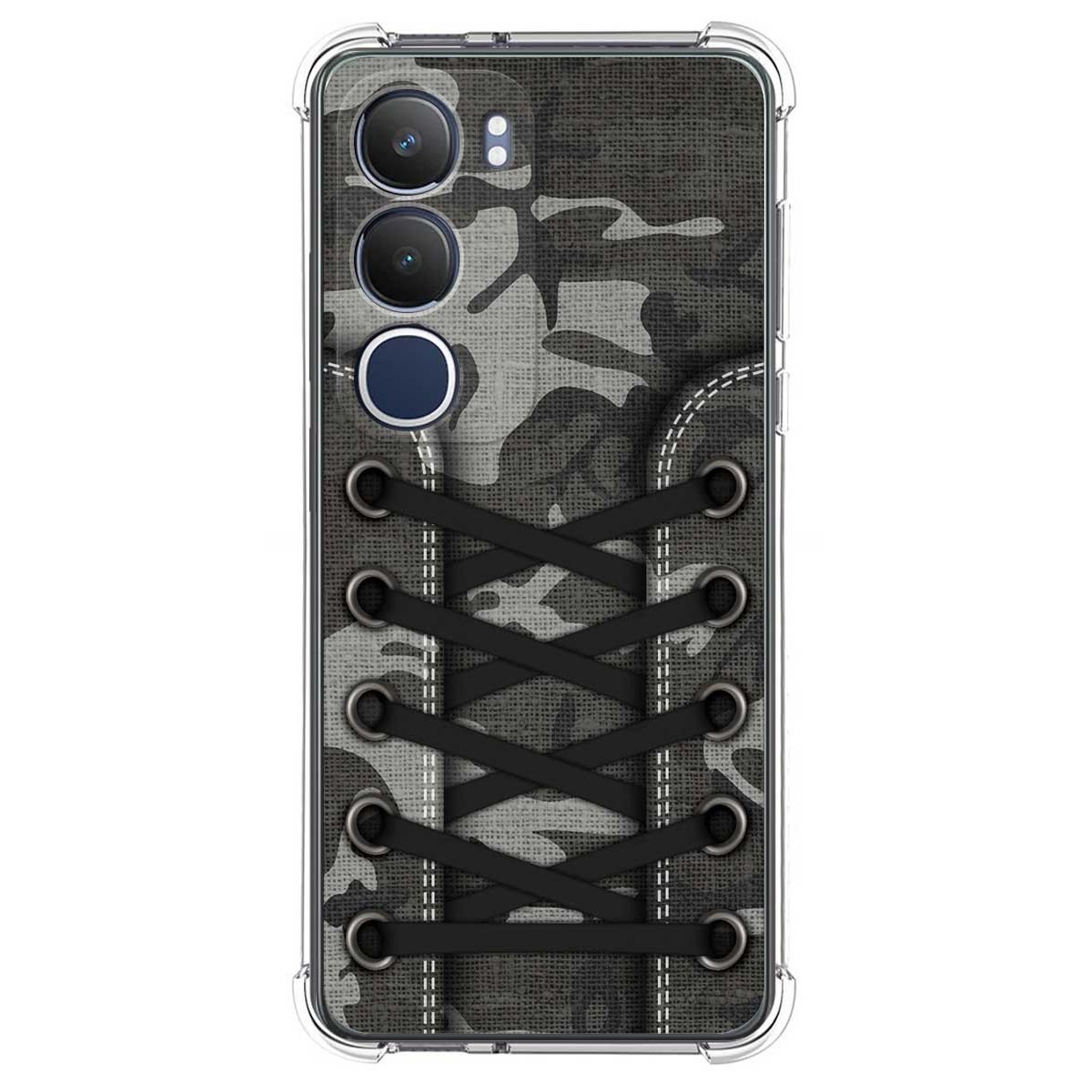 Funda Silicona Antigolpes para Vivo Y19s diseño Zapatillas 15 Dibujos