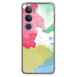 Funda Silicona Antigolpes para Vivo Y19s diseño Acuarela 02 Dibujos