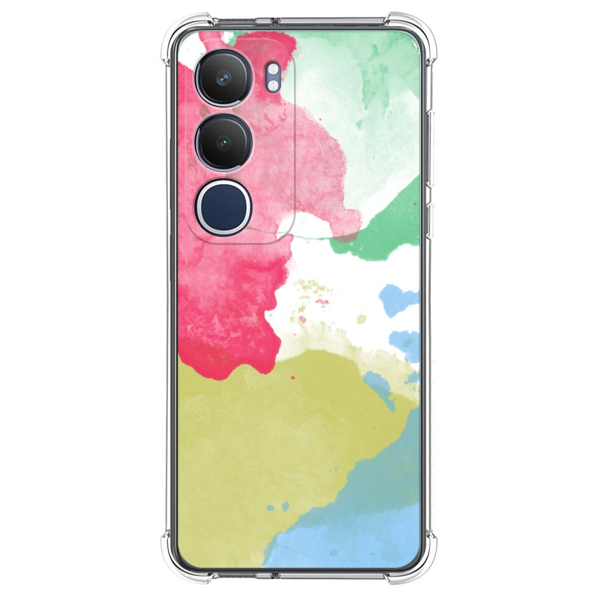 Funda Silicona Antigolpes para Vivo Y19s diseño Acuarela 02 Dibujos