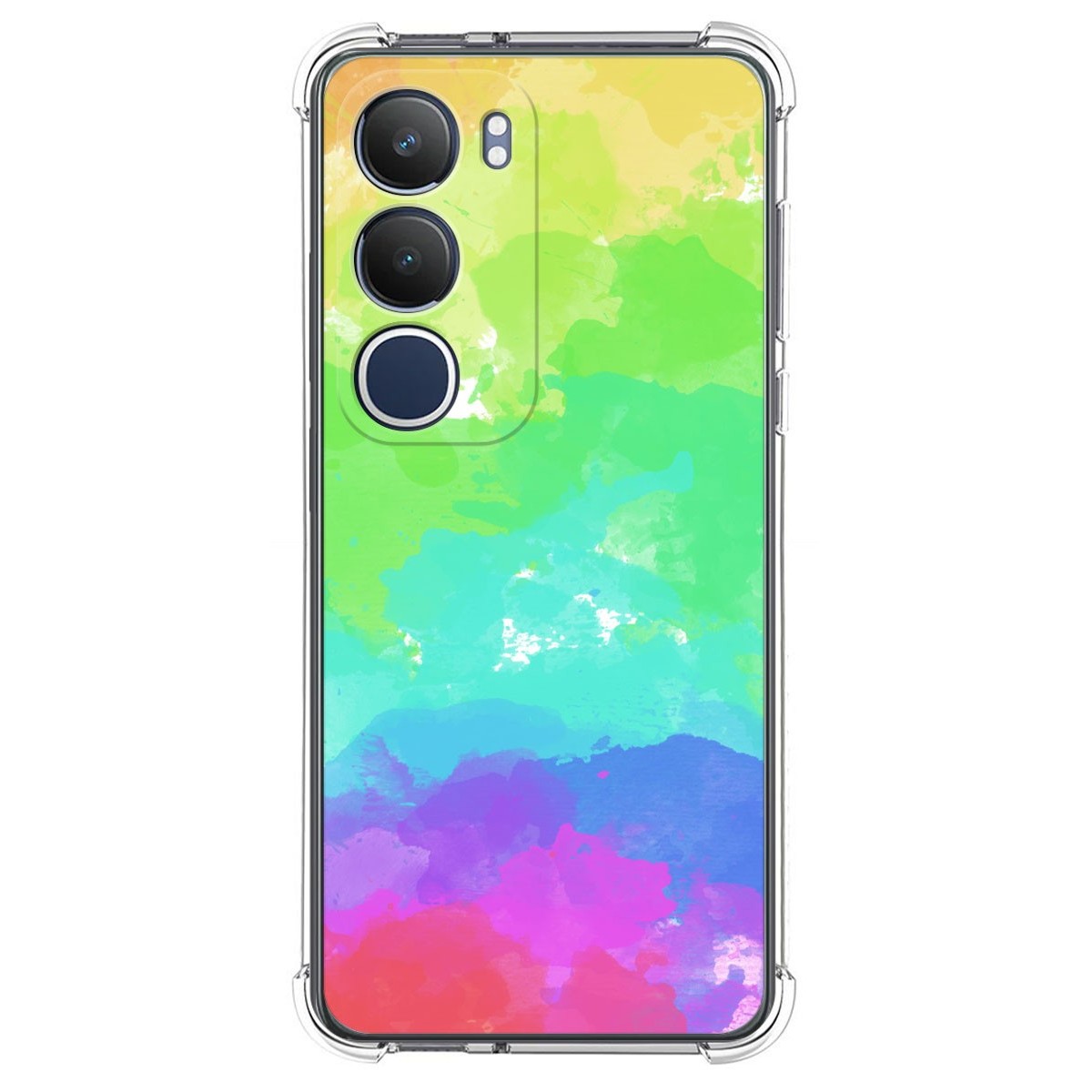 Funda Silicona Antigolpes para Vivo Y19s diseño Acuarela 03 Dibujos