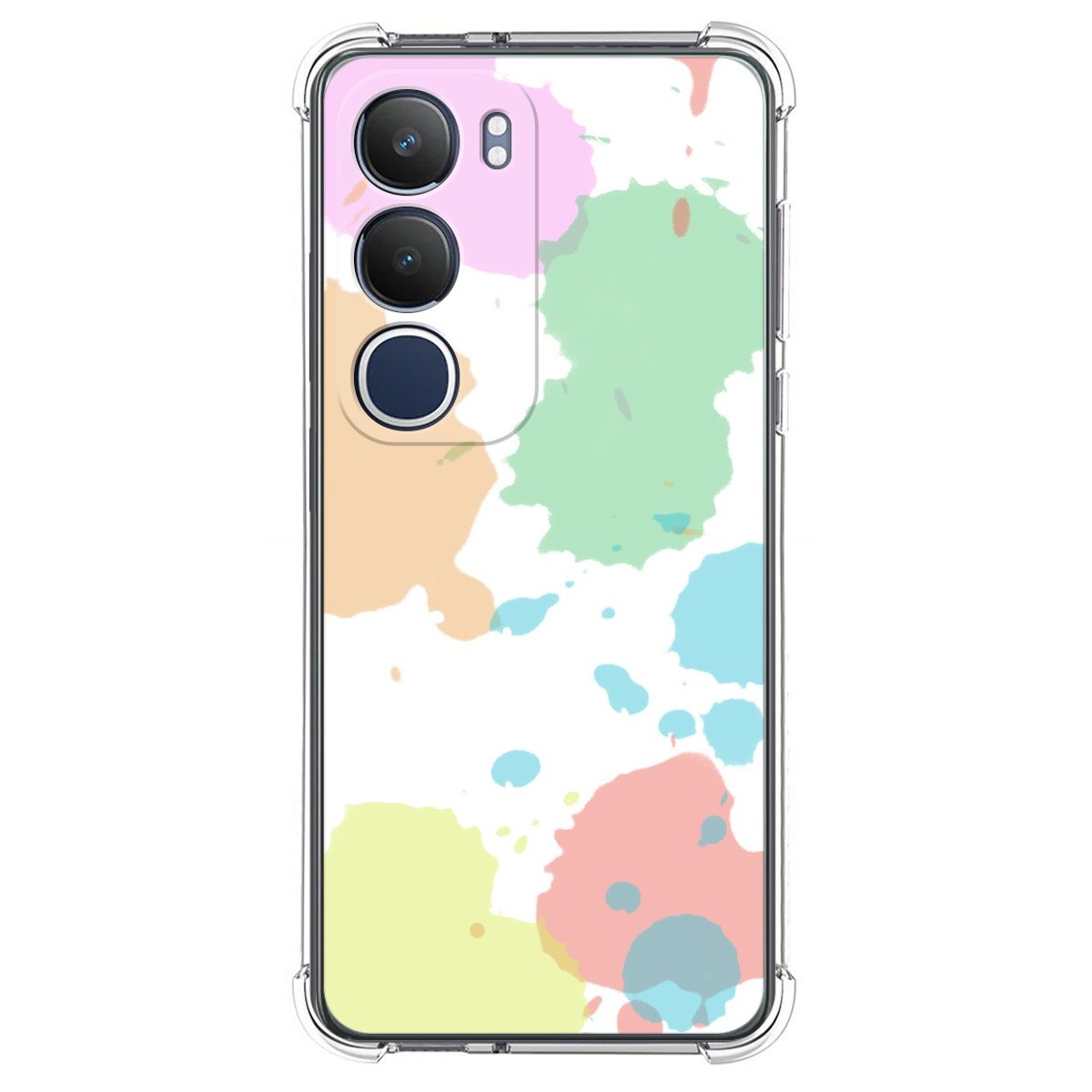 Funda Silicona Antigolpes para Vivo Y19s diseño Acuarela 05 Dibujos