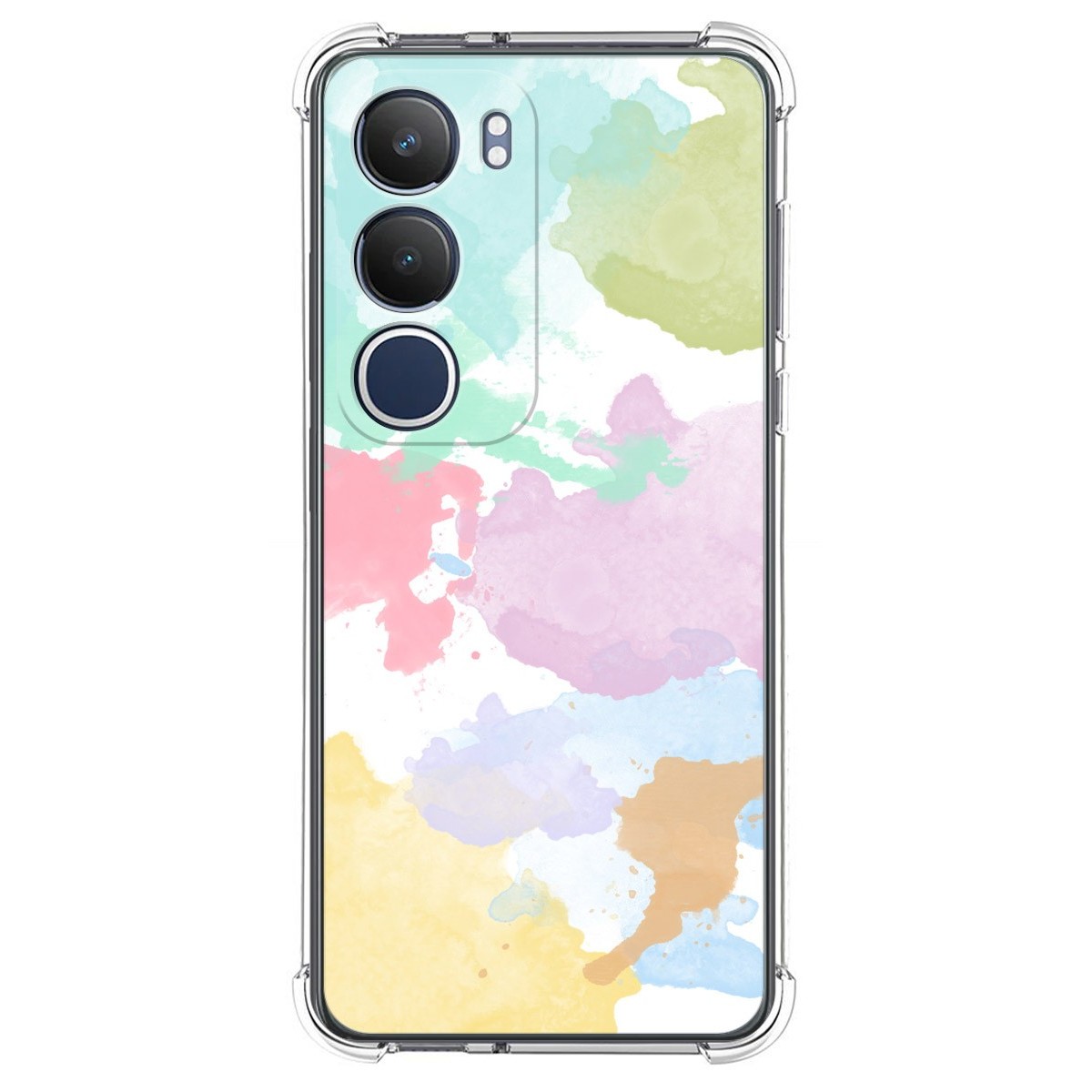 Funda Silicona Antigolpes para Vivo Y19s diseño Acuarela 11 Dibujos