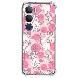 Funda Silicona Antigolpes para Vivo Y19s diseño Flores 07 Dibujos