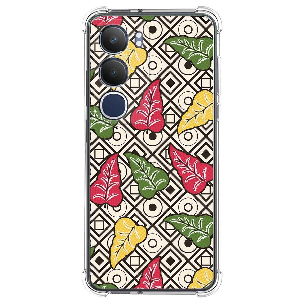 Funda Silicona Antigolpes para Vivo Y19s diseño Flores 11 Dibujos