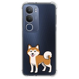Funda Silicona Antigolpes para Vivo Y19s diseño Perros 02 Dibujos