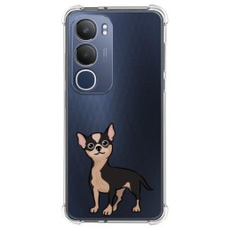 Funda Silicona Antigolpes para Vivo Y19s diseño Perros 05 Dibujos