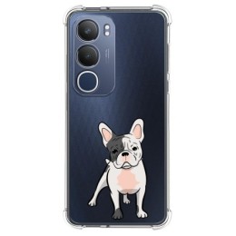 Funda Silicona Antigolpes para Vivo Y19s diseño Perros 06 Dibujos