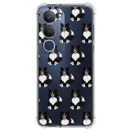 Funda Silicona Antigolpes para Vivo Y19s diseño Perros 07 Dibujos