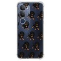 Funda Silicona Antigolpes para Vivo Y19s diseño Perros 10 Dibujos