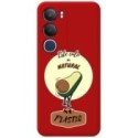 Funda Silicona Líquida Roja para Vivo Y19s diseño Culo Natural Dibujos