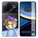 Funda Silicona Transparente para Xiaomi Poco F7 Pro 5G diseño Cabra Dibujos