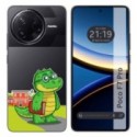 Funda Silicona Transparente para Xiaomi Poco F7 Pro 5G diseño Coco Dibujos