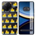 Funda Silicona Transparente para Xiaomi Poco F7 Pro 5G diseño Pato Dibujos