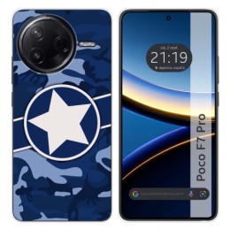 Funda Silicona para Xiaomi Poco F7 Pro 5G diseño Camuflaje 03 Dibujos