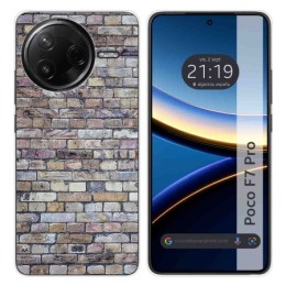 Funda Silicona para Xiaomi Poco F7 Pro 5G diseño Ladrillo 02 Dibujos