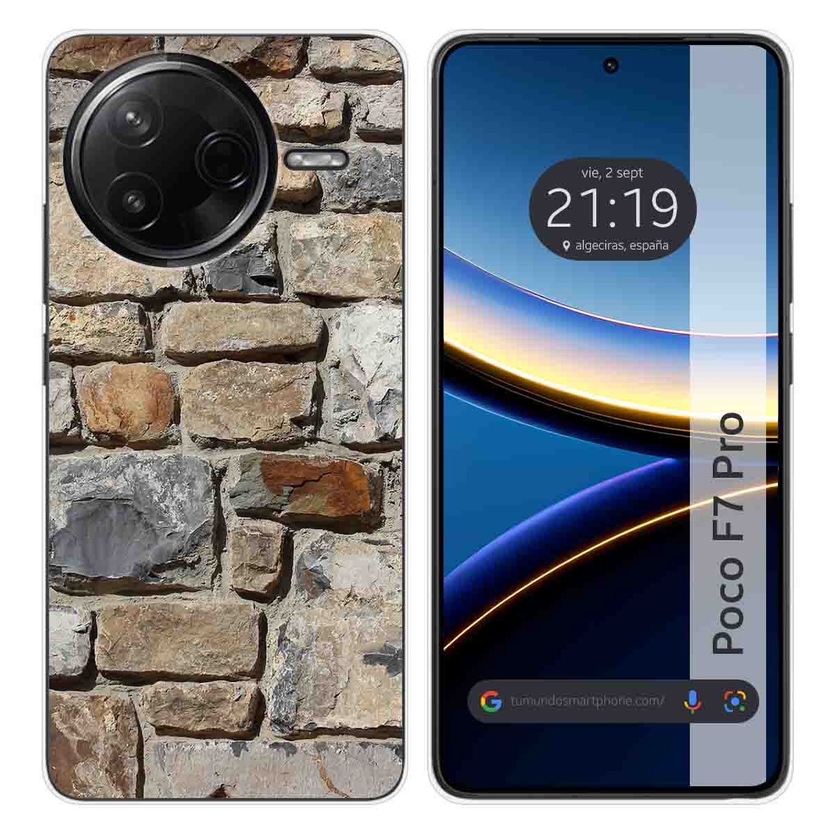 Funda Silicona para Xiaomi Poco F7 Pro 5G diseño Ladrillo 03 Dibujos