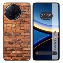 Funda Silicona para Xiaomi Poco F7 Pro 5G diseño Ladrillo 04 Dibujos